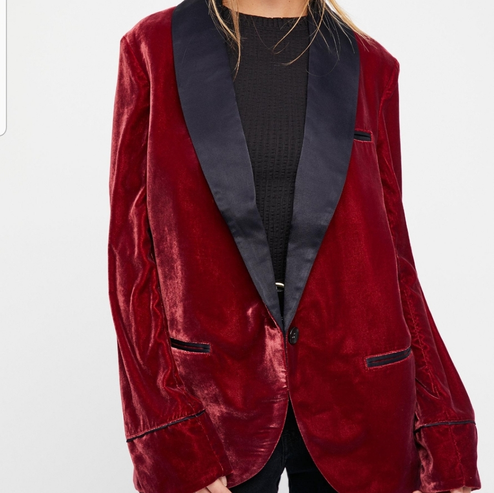 Free People Press Rewind Blazer